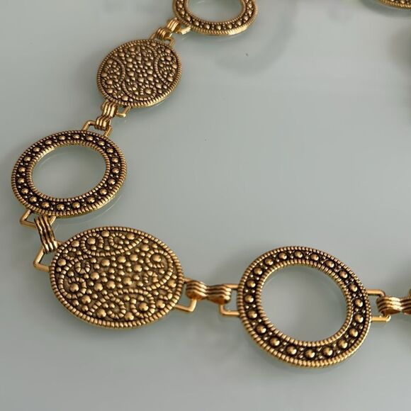 Gold Ornate Belt A1368 - Picture 4 of 4